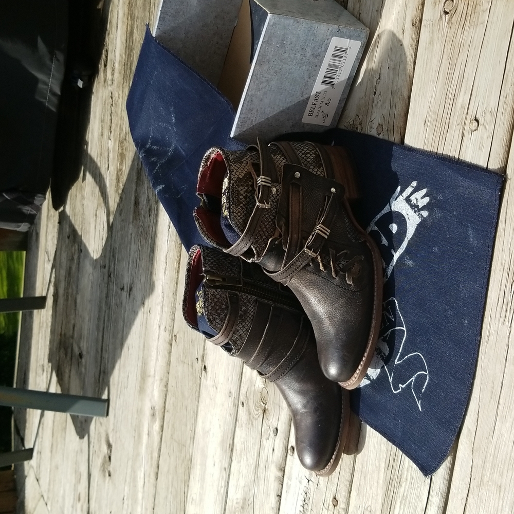 Freebird Belfast Black Multi Size 8
